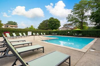 Heated Swimming Pool at Woodland Villa Apartments, Westland, 48185